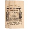 Sam Gideon, One Price Clothing, Large Illustrated Broadside Promoting Huntington, West Virginia Business