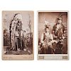 Collection of C.C. Stotz and G.W. Parsons Cabinet Cards of Cheyenne, Arapahoe, and Osage Indians