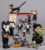 Group of Felix the cat figures