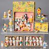 Dollhouse miniature bisque dolls and characters