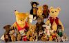 Group of collectible teddy bears
