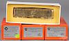 Four Iron Horse Models brass HO scale train cars