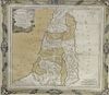 Two framed maps including Abraham Ortelius Cypri Insulae Nova Descript 1573 hand colored engraved map and La Judee ou Palestine, Geo...