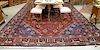 Hamadan Oriental carpet. 11' x 17'5"