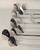 Lot of twelve golf clubs to include Callaway F-79 driver, Callaway Big Bertha 460 driver, RBZ stage 2 driver, etc.