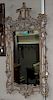 PICKLED PINE CHINESE CHIPPENDALE STYLE MIRROR BY LABARGE