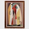 Gerald Coarding (1911-1986): Untitled (Abstract Composition)