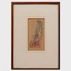 Mark Tobey (1890-1976): Figure with Goat
