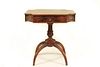 Mahogany One Drawered Parlor Table, 20th C.