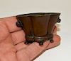 FINE Chinese Qing Dynasty Miniature Bronze Censer