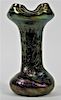 Bohemian Czech Kralik Art Nouveau Art Glass Vase