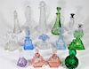 15PC Bohemian Cut Glass Crystal Perfume Group