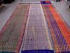 3 Indian Ceremonial Sari Silk Gold Thread Textiles