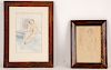FRANCIS MCCARTHY TWO DRAWINGS OF NUDES
