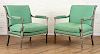 RARE PAIR LATE 19TH C. FRENCH MARQUIS DIRECTOIRE