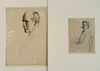 William Strang 2 etchings