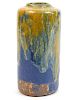 Alice Hagen Cylindrical Drip Glazed Vase