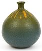Quebec Pottery Rose Truchnovsky Modernist Vase