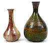 2 Ceramic Latvian Val David Vases