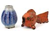 2 Pieces of Pottery by Thomas Kakinuma