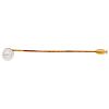 A cultured pearl 14K yellow gold stick pin.