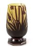 Small Emile Galle Cameo Art Glass Vase