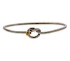 Tiffany &amp; Co 18k Gold Silver Knot Bracelet 
