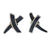Tiffany &amp; Co Picasso Silver X Stud Earrings 