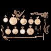 Pocket Watches, Lot of Nine