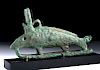 Egyptian Late Dynastic Bronze Oxyrhynchus Fish Amulet