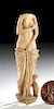 Miniature Roman Bone Figure of Venus