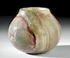 Rare Bactrian Banded Agate Jar