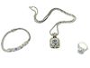 John Hardy Ring, Bracelet and Station Necklace Set
