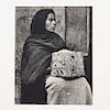 PAUL STRAND (Nueva York EE. UU, 1890 – Orgival, Francia, 1976)  Woman, Patzcuao Mexico 1933  Fotograbado  Impreso en Pra...