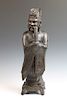 LARGE STANDING BRONZE FIGURE OF A DAOIST SAGE, MING DYNASTY
