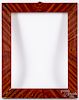 Six small painted frames