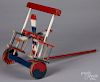 Patriotic painted pull toy