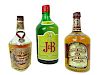 (3) Three Bottles JB, Chivas, Grants Royal