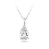 A 1.01-Carat Pear-Shaped Diamond Necklace