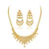 A High Karat Gold Necklace and Earrings Set