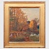 Robert Emmett Owen (1878-1957): Pond in Autumn