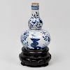 Miniature Dutch Delft Blue and White Vase