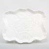 Continental White Porcelain Relief Molded Tray