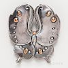 William Spratling Mexican Silver Butterfly Brooch