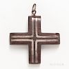 William Spratling Mexican Silver and Rosewood Cross