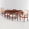 Svegards Markaryd Teak Dining Table and Six Chairs