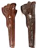 Hand Tooled & Carved Colt Navy Model 1851 Holsters