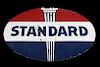 Standard Oil Company Large Metal Advertising Sign