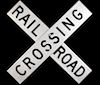 Aluminum Reflective Railroad Crossing Sign