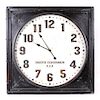 Large Chester Clockmaker U.S.A Machined Wall Clock